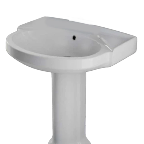 مغسلة مرمر الخزف السعودي ابيض